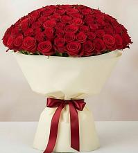 Букет 101 Красная роза Милано в Первомайском Томской области