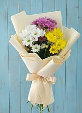 Букет цветов из:  Хризантемы в Первомайском Томской области