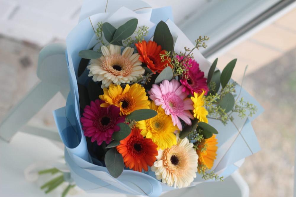 Букет цветов из: Герберы в Первомайском Томской области