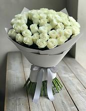 Букет 35 Белых роз в Первомайском Томской области