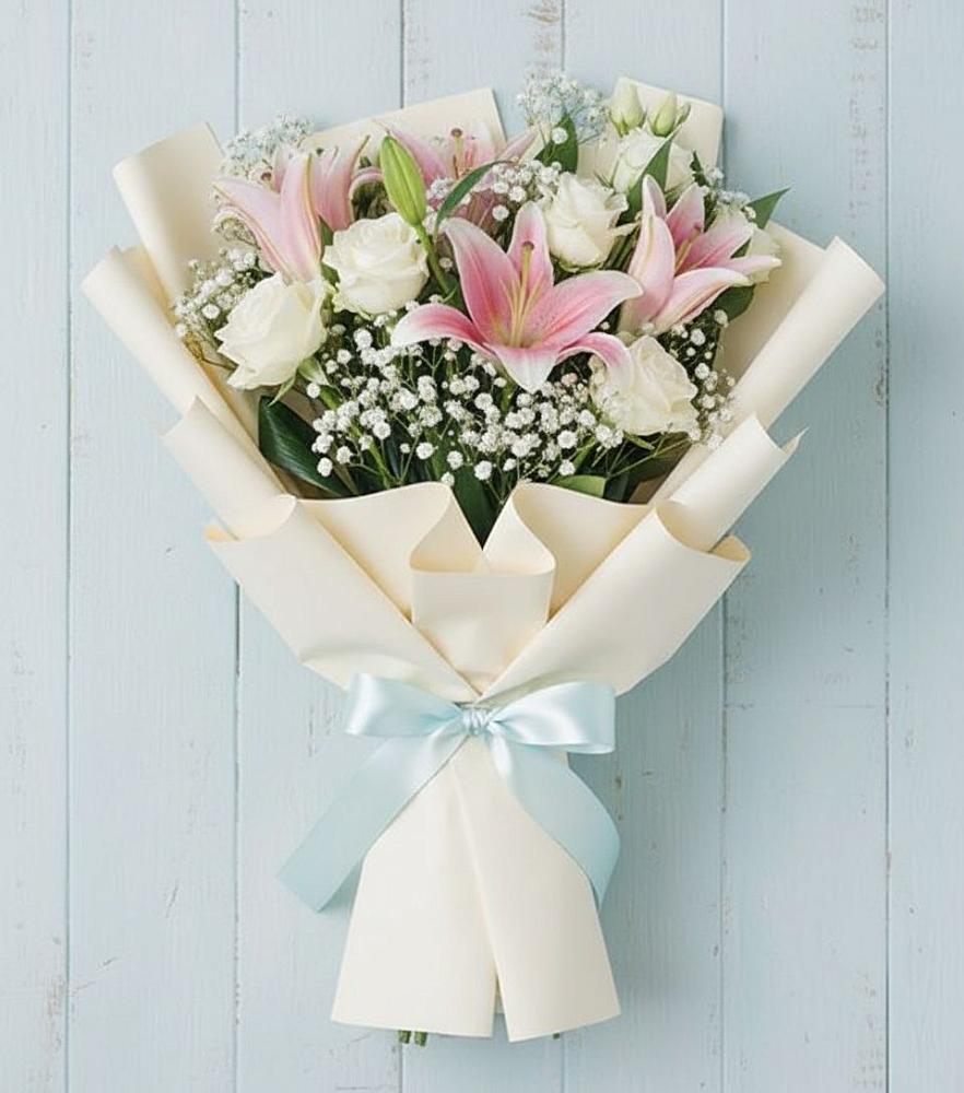 Букет цветов из: Лилии в Первомайском Томской области