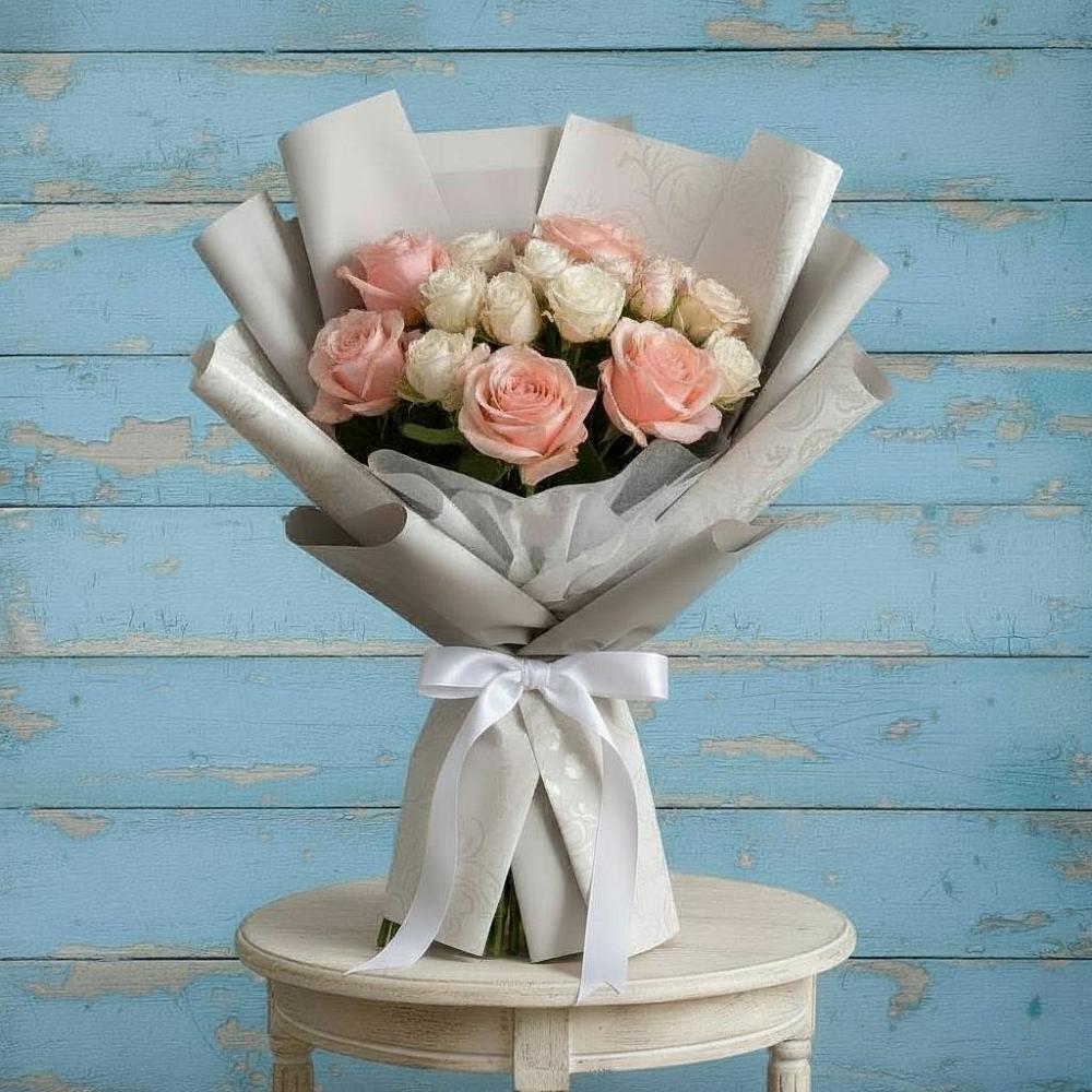 Букет цветов из: Розы в Первомайском Томской области