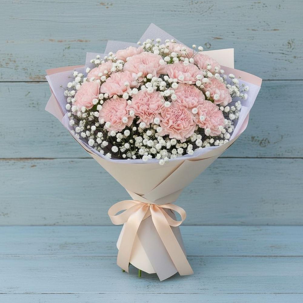 Букет цветов из: Гвоздики в Первомайском Томской области