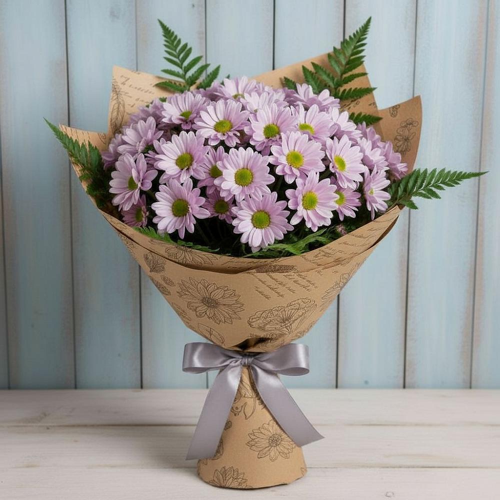 Букет цветов из: Хризантемы в Первомайском Томской области
