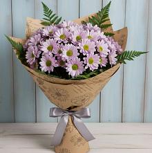 Букет цветов из:  Хризантемы в Первомайском Томской области