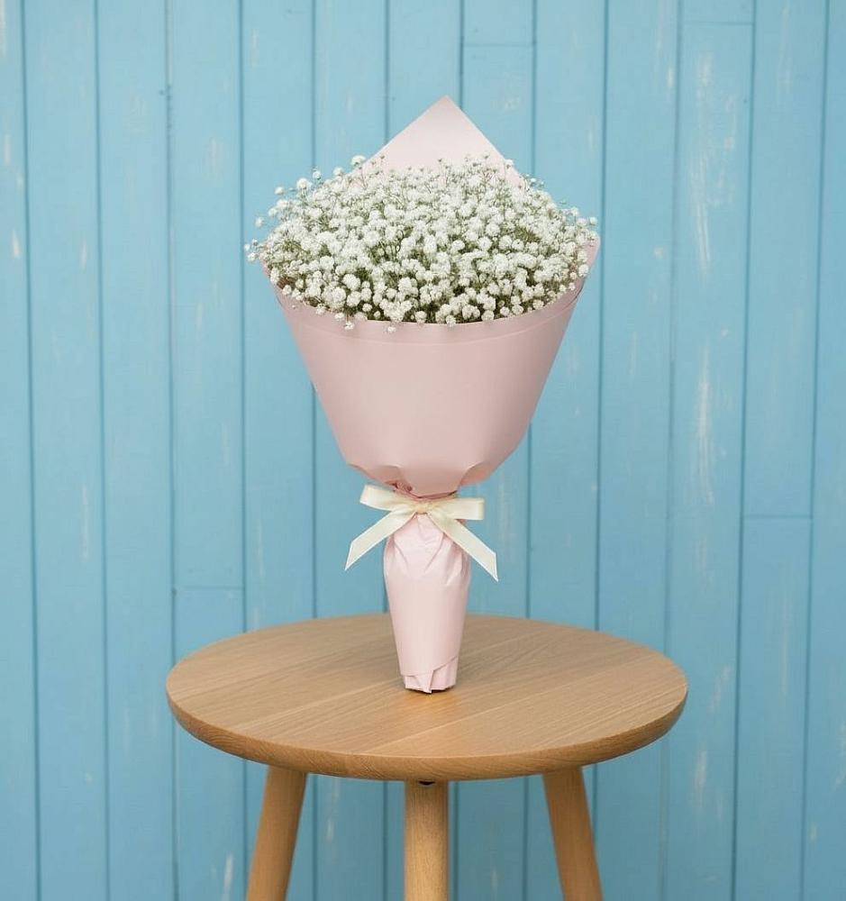 Букет цветов из: Гипсофила в Первомайском Томской области