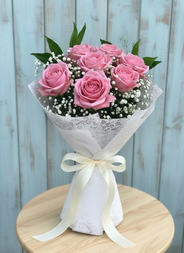 Букет цветов из: Розы в Первомайском Томской области