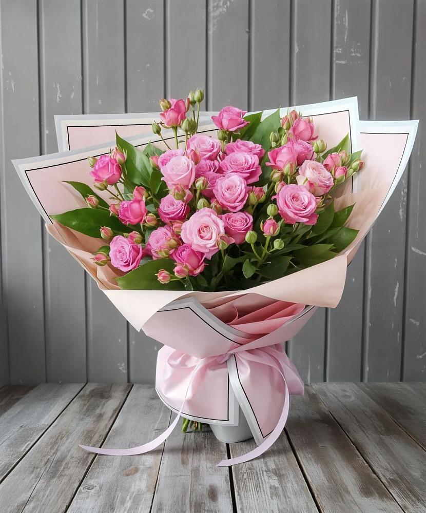 Букет Розовый кустик в Первомайском Томской области