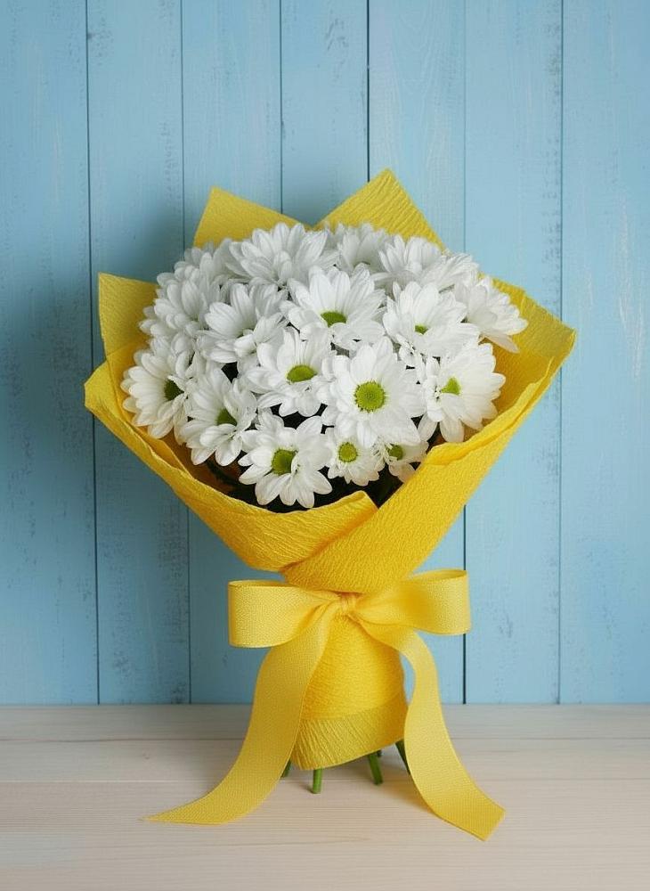 Букет цветов из: Хризантемы в Первомайском Томской области