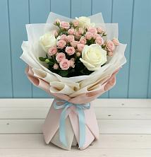 Букет цветов из:  Розы в Первомайском Томской области