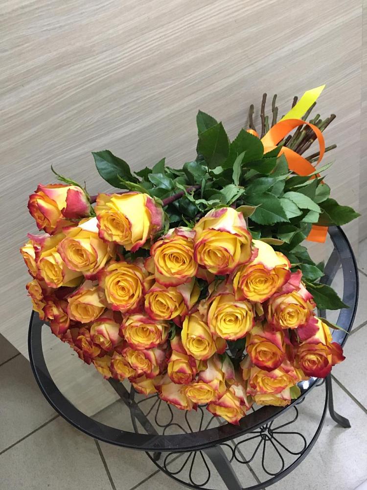 Букет Желтые розы в Первомайском Томской области