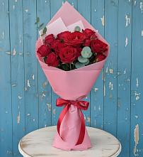 Букет цветов из:  Розы в Первомайском Томской области
