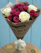 Букет цветов из:  Розы в Первомайском Томской области