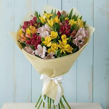 Букет цветов из:  Альстромерии в Первомайском Томской области