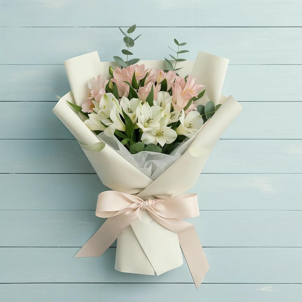 Букет цветов из: Альстромерии в Первомайском Томской области