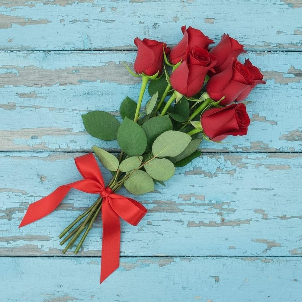 Букет Красные розы в Первомайском Томской области